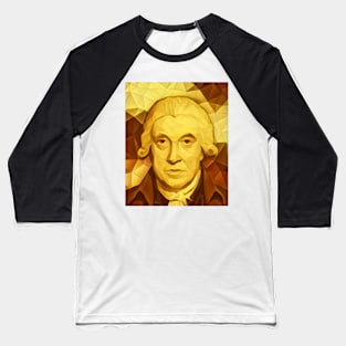 James Watt Golden Portrait | James Watt Artwork 9 Baseball T-Shirt
